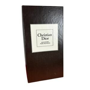 Christian Dior Monsieur VTG- box set Cotton hand rolled Handkerchiefs- classic